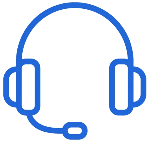 Headset icon: marketing and customer experience